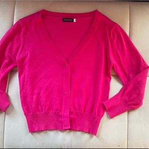 Hot Pink Cardigan